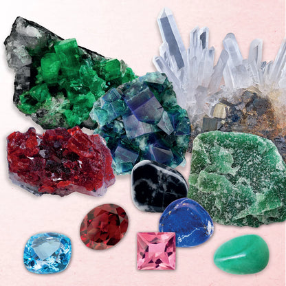 Hinkler Dig & Discover Gemstones Kit – Kids Excavation Science Toy | Educational STEM Fossil Dig Set | Fun Learning Gift