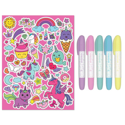 Junior Kaleidoscope Unicorns Colouring Kit - Jaiman Toys