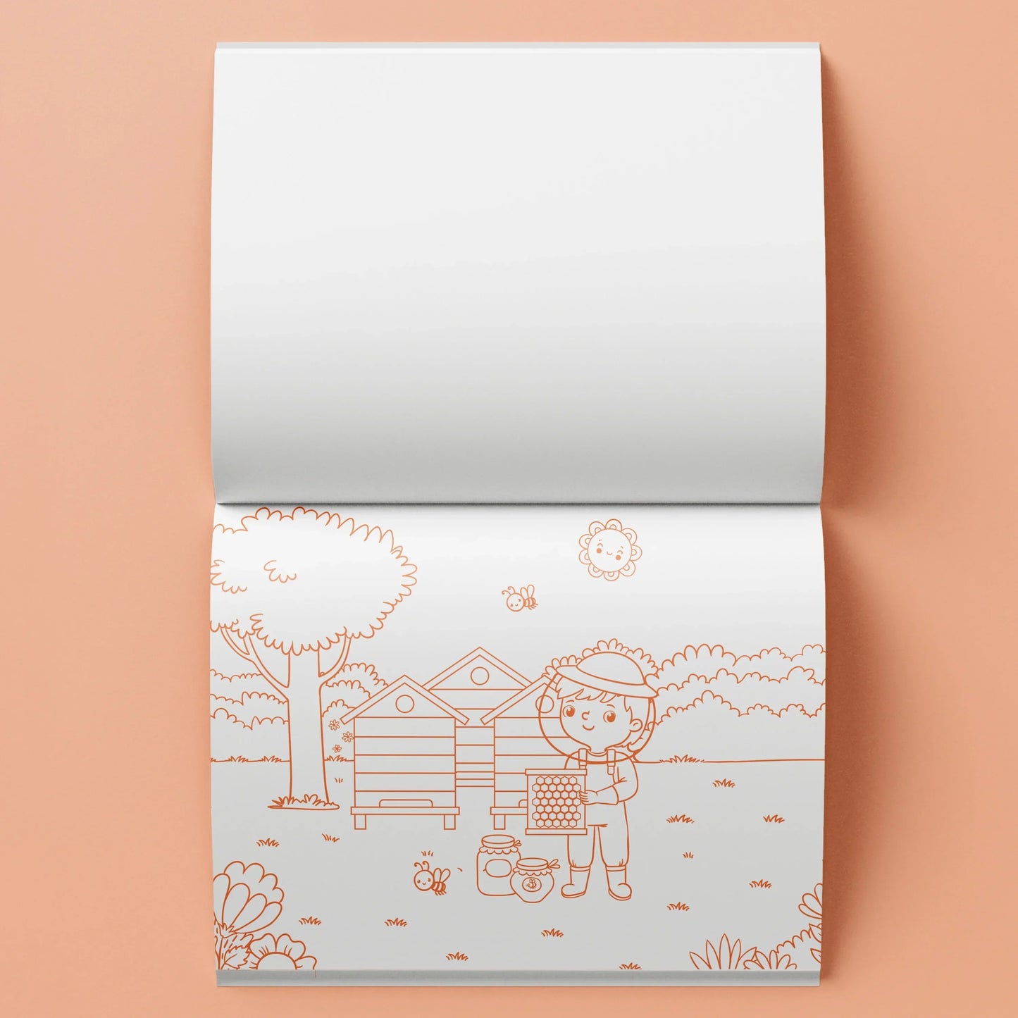Kaleidoscope Colouring: Happy Farm Colouring Set with Lap-Desk - Jaiman Toys
