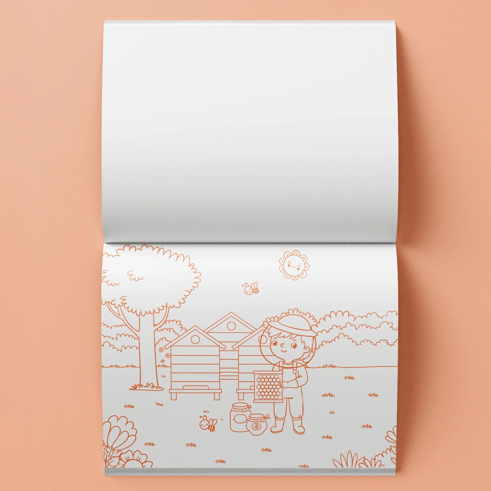 Kaleidoscope Colouring: Happy Farm Colouring Set with Lap-Desk - Jaiman Toys