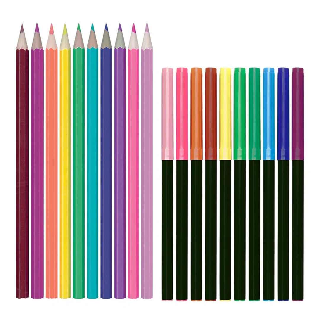 Kaleidoscope Ultimate Unicorns Colouring Carry Set - Jaiman Toys