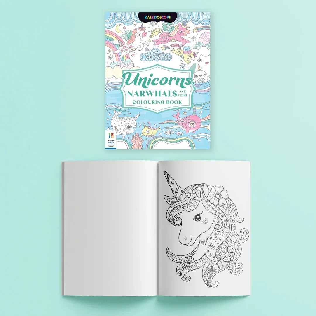 Kaleidoscope Ultimate Unicorns Colouring Carry Set - Jaiman Toys