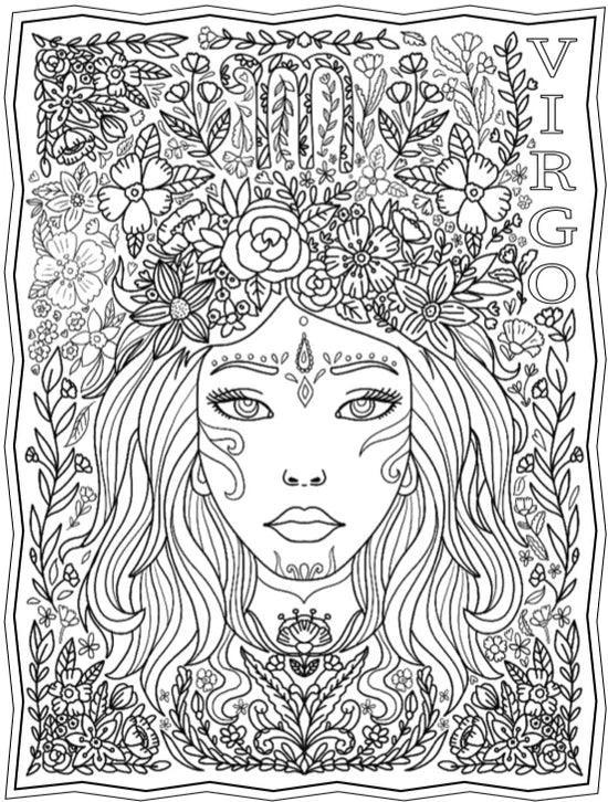 Creative Pages Coloring Book Zodiac & Lunar Signs - Jaiman Toys
