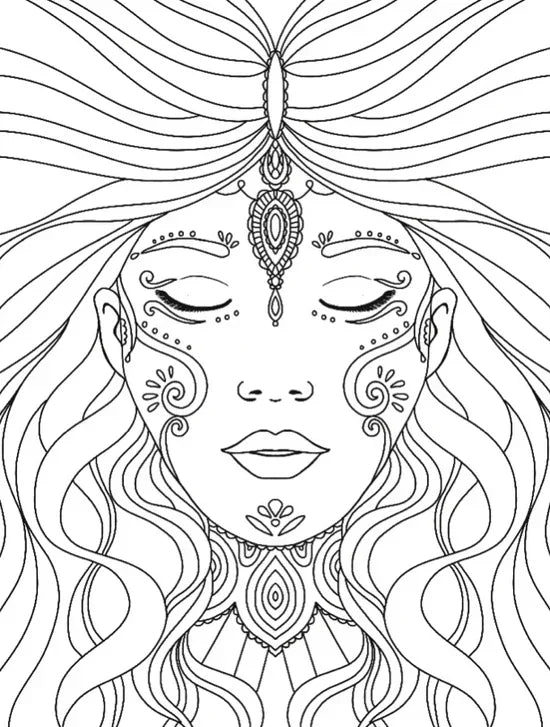 Mindful Bliss Coloring Book - Jaiman Toys