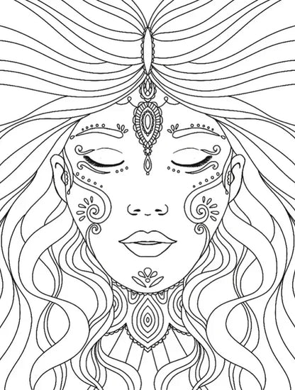 Mindful Bliss Coloring Book - Jaiman Toys