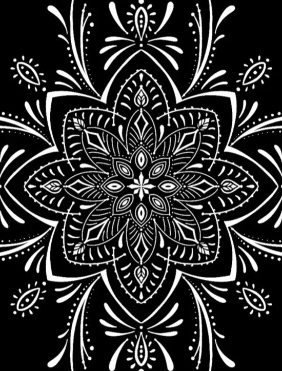 Creative Pages Neon Coloring Kit Mystical Mandalas - Jaiman Toys