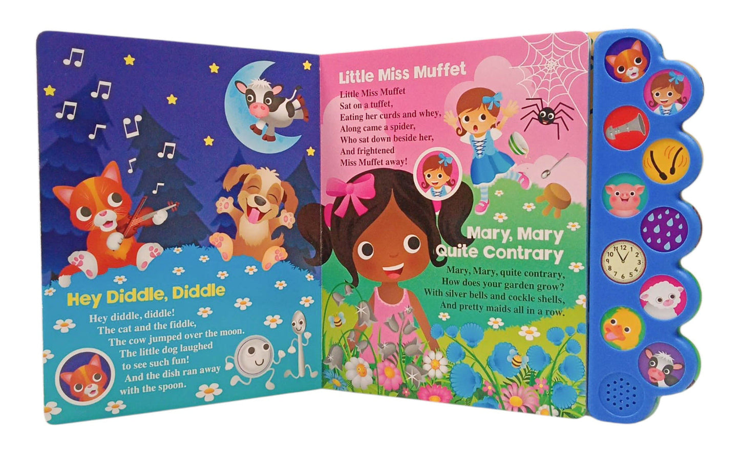 Noisy Nursery Rhymes Sound Book with 10 Fun & Playful Sounds for Kids