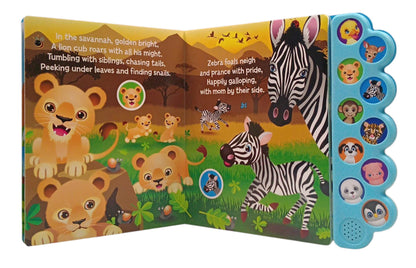 Noisy Baby Animals Sound Book with 10 Fun & Playful Animal Sounds for Kids