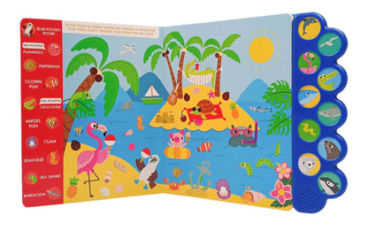 Look and Find Noisy Ocean Sound Book with 10 Ocean Sounds for Kids