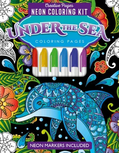 Under The Sea Creative Pages Coloring Book - Jaiman Toys