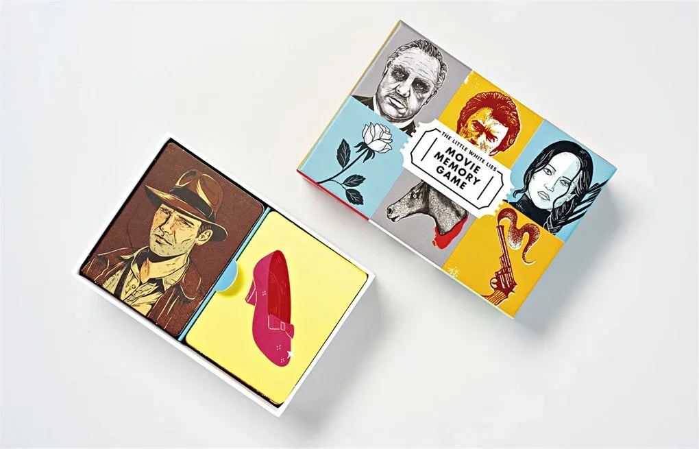 The Little White Lies Movie Memory Game – Match Iconic Films - Jaiman Toys