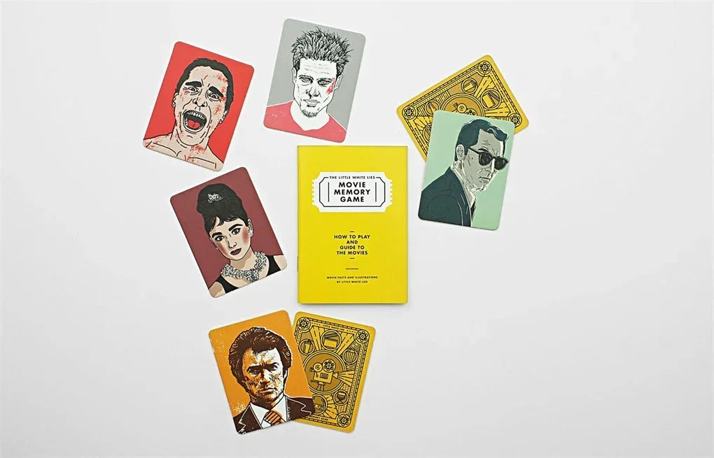 The Little White Lies Movie Memory Game – Match Iconic Films - Jaiman Toys