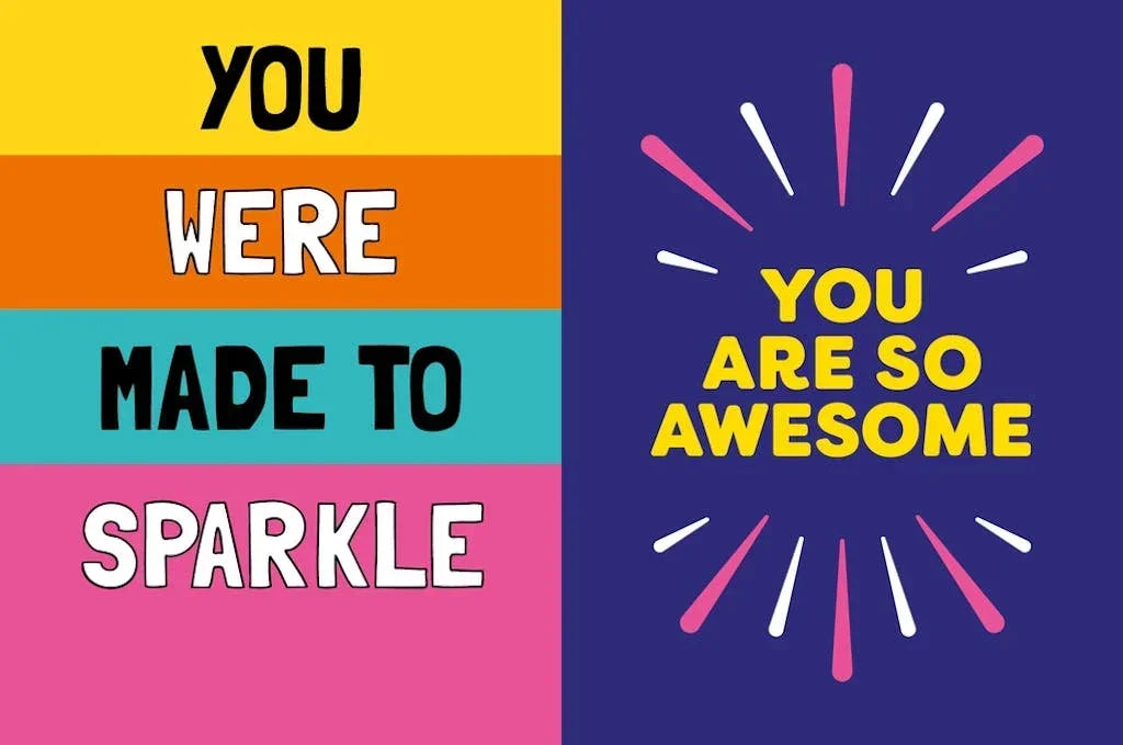 You Are So Awesome Card Game: 52 Cards of Uplifting Quotes and Inspiring Affirmations - Jaiman Toys