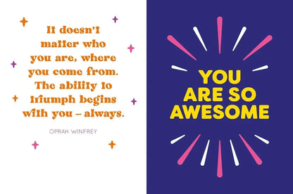 You Are So Awesome Card Game: 52 Cards of Uplifting Quotes and Inspiring Affirmations - Jaiman Toys