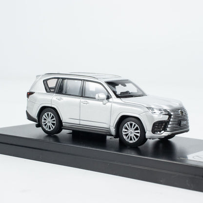 Lexus LX 600 1:64 Die-Cast SUV Model Car with Display Base | Premium Luxury SUV Collectible | Black & Silver Variants