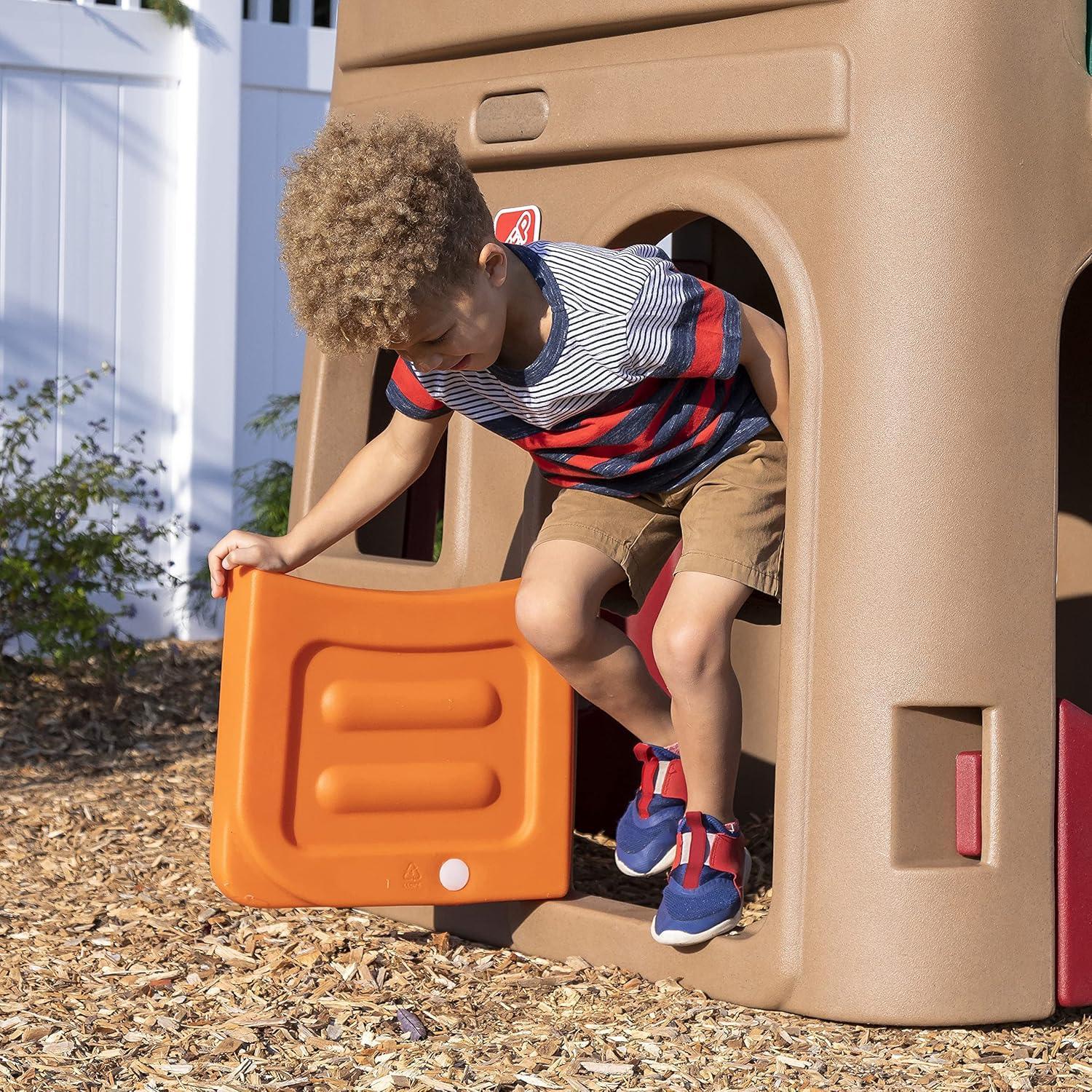Step2 Naturally Playful Playhouse Climber & Swing Set Extension | Outdoor Playset for Kids - Jaiman Toys
