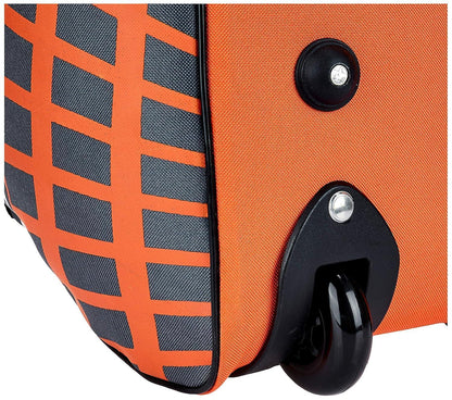 TRIUMPH KINGLY English Willow Professional Cricket KB-990 Wheel Bag Grey/Orange - Jaiman Toys