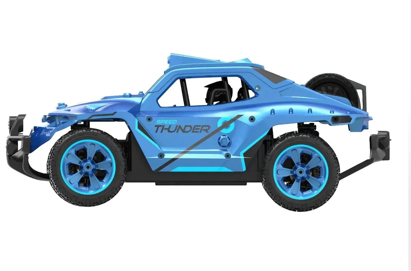 TKKJ THUNDER 1:16 RC Monster Truck 4WD 2.4GHz Remote Control Car | 25KM/H High-Speed Off-Road Rock Crawler