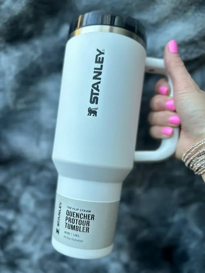 STANLEY The Quencher H2.0 FlowState™ Tumbler | 1.18L with Straw for Water (40 oz) (White) - Jaiman Toys