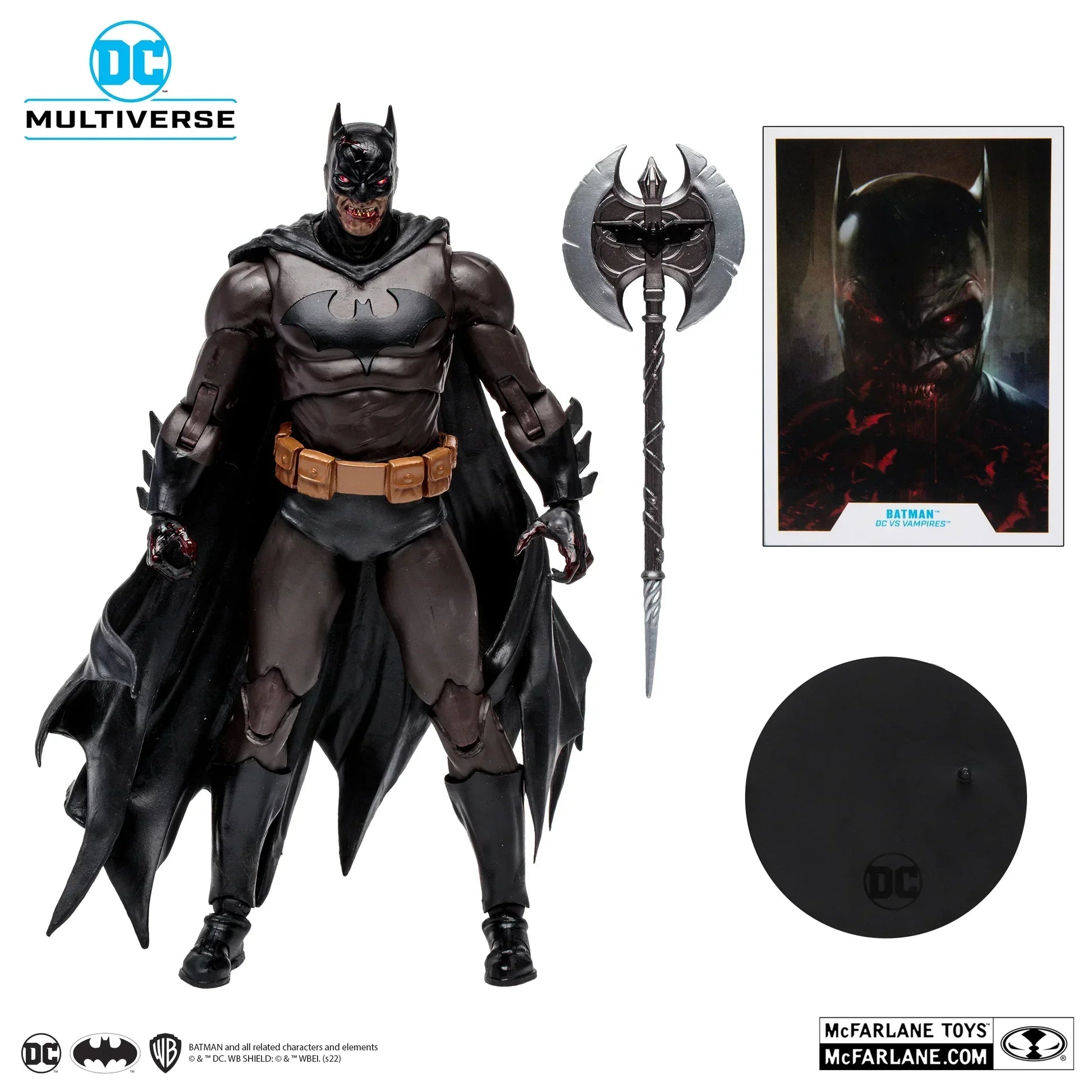 Batman – DC vs. Vampires (Gold Label) 7" Action Figure by McFarlane Toys - Jaiman Toys