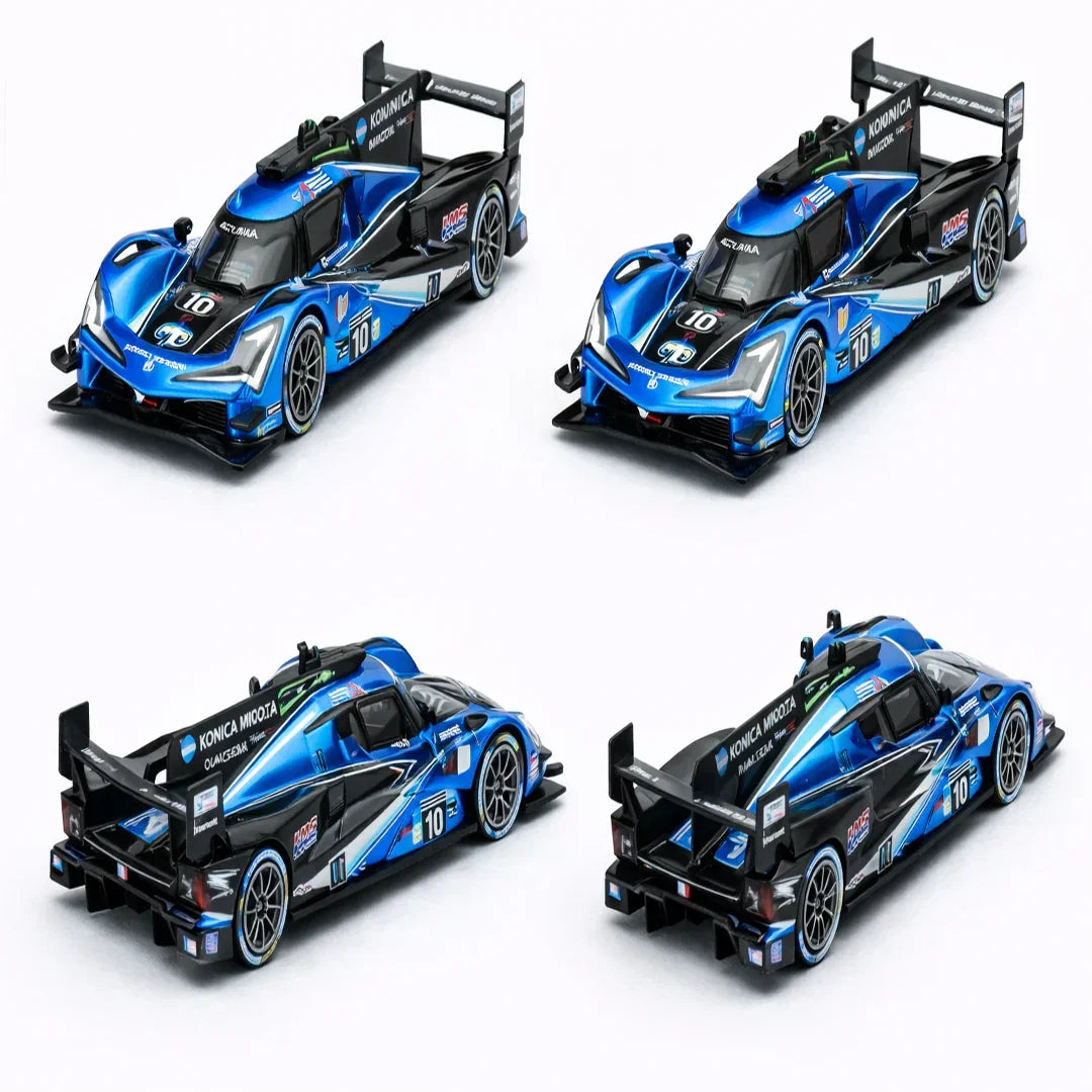 MINI GT 1:64 Acura ARX-06 GTP 10 Konica Minolta IMSA Diecast Race Car – Prototype Collector Model