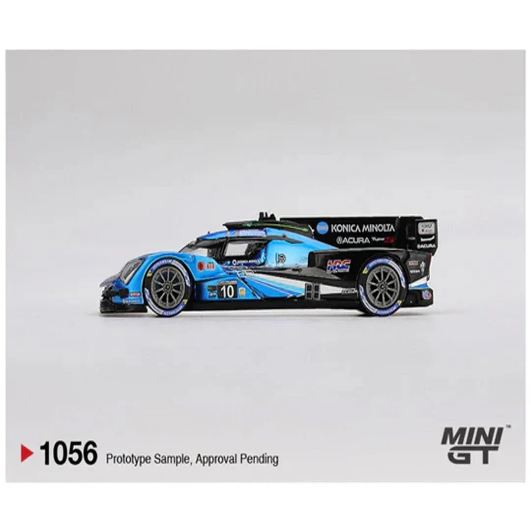 MINI GT 1:64 Acura ARX-06 GTP 10 Konica Minolta IMSA Diecast Race Car – Prototype Collector Model