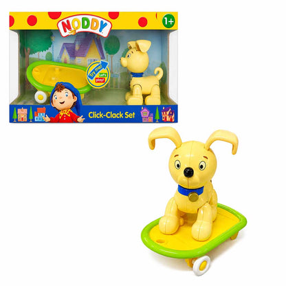 Noddy Click-Clack Set Toy with Pull Along Puppy & Cart | Interactive Toddler Learning Toy for Kids 1+ Years
