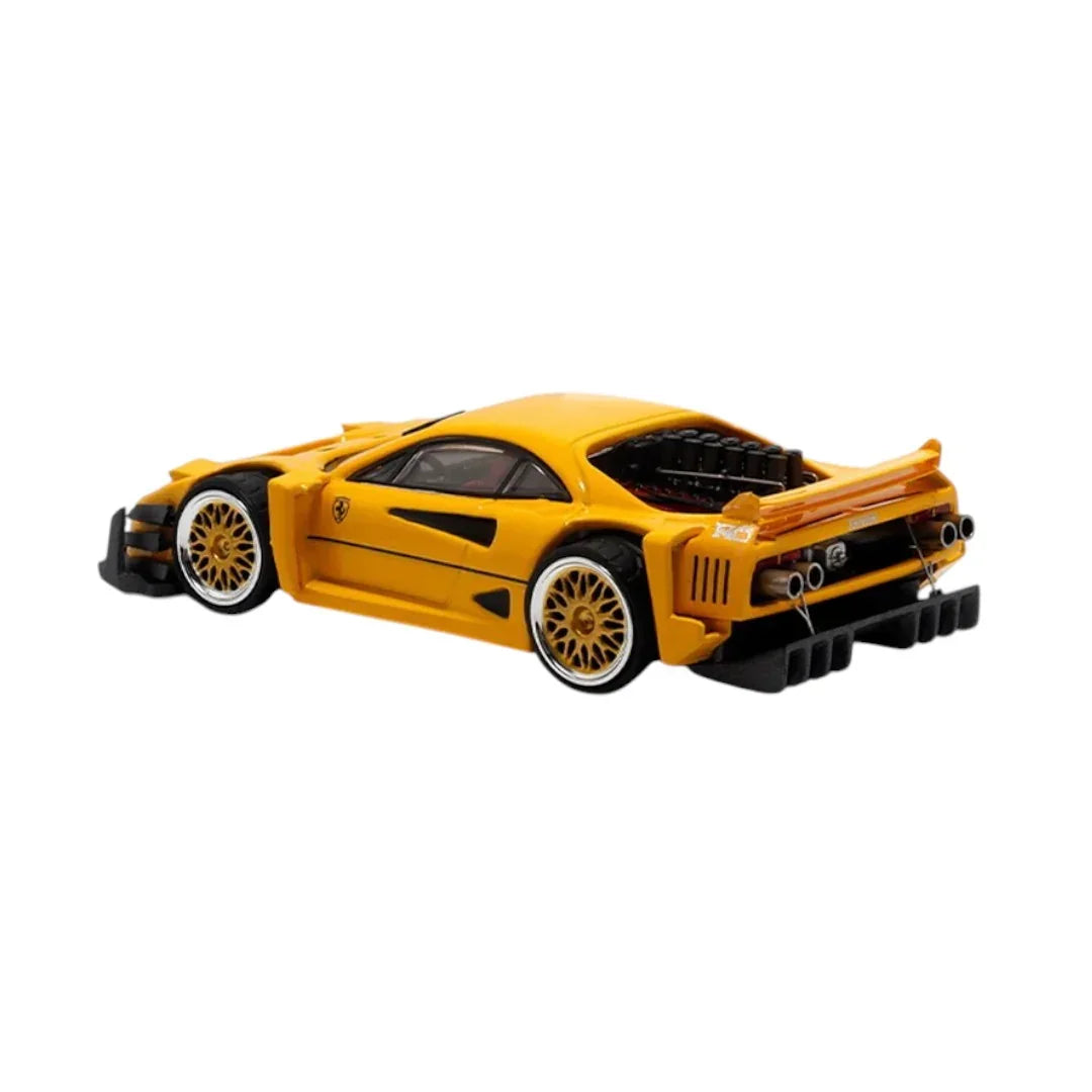Autobots Models Ferrari F40 Yellow – 1:64 Scale Diecast Model Car