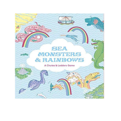 Sea Monsters & Rainbows – Chutes & Ladders Board Game - Jaiman Toys