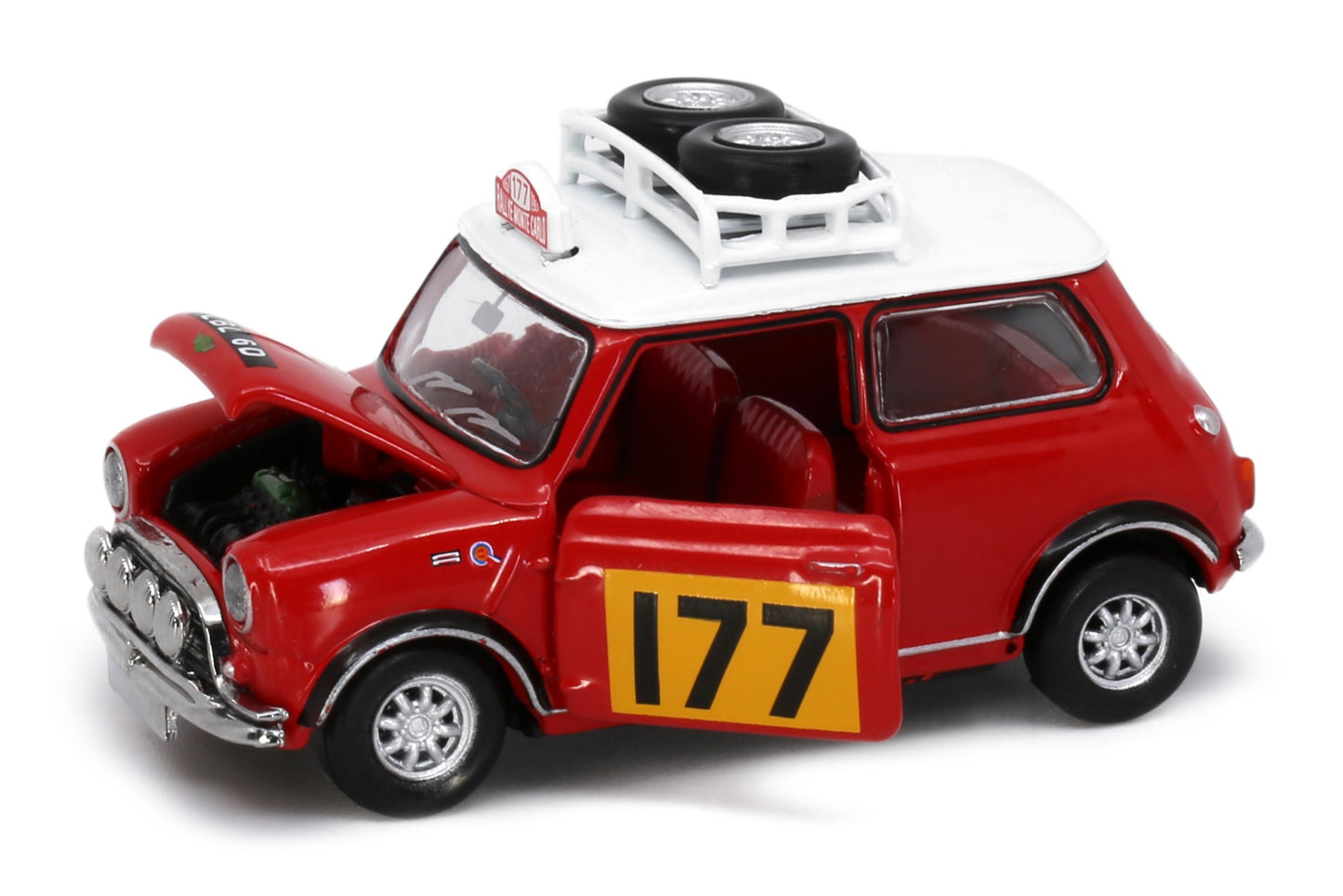Tiny City Mini Cooper Mk 1 Rally  #1771:50 Scale Die-Cast Model Car | Classic Vintage Mini Collectible