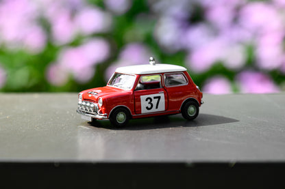 Tiny City Mini Cooper Mk 1 Red (37) Die-cast Model Car | Classic Racing Mini Collectible