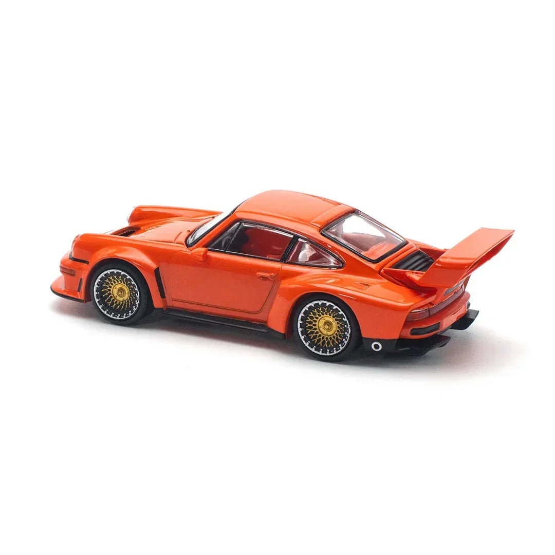 POP Race 1:64 Singer DLS Turbo Track Orange – Diecast Model Car