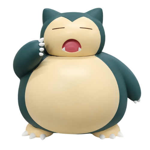 Pokemon Snorlax Sleeping Figure with Display Box | Premium Anime Collectible PVC Statue | Desktop Decoration Model | Cute Pokemon Display Toy for Kids, Gamers & Collectors