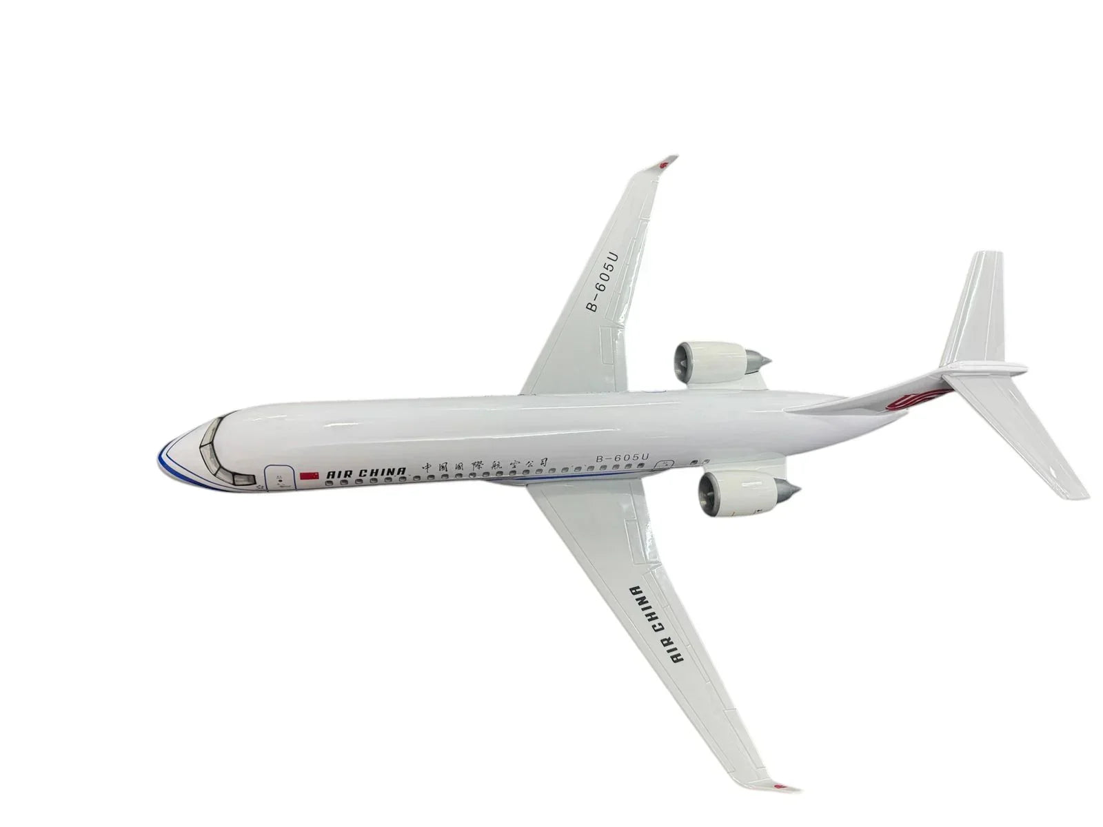 Air China Airlines ARJ21-700 | B- 605U Aircraft LED Light - Airplane 1/130 Plane Model Replica Toy Decor - 46 cm - Jaiman Toys