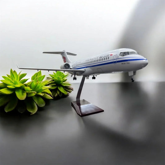 Air China Airlines ARJ21-700 | B- 605U Aircraft LED Light - Airplane 1/130 Plane Model Replica Toy Decor - 46 cm - Jaiman Toys