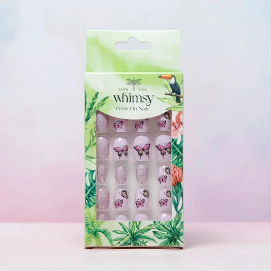 Whimsy Butterfly Press ON Nails - Jaiman Toys
