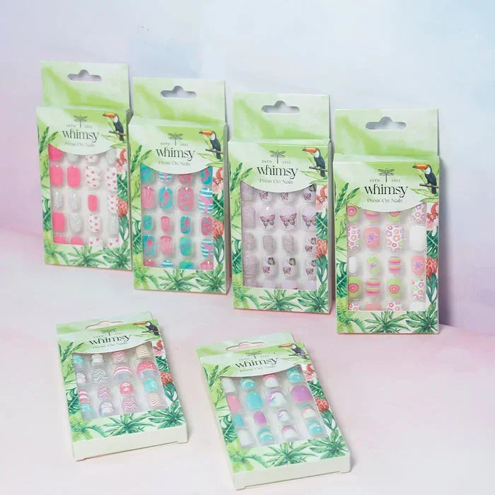 Whimsy Butterfly Press ON Nails - Jaiman Toys