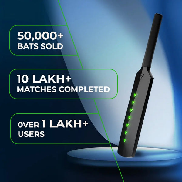 MetaShot Smart Cricket Bat with TV Kit | Motion Gaming Cricket Set for TV & Mobile