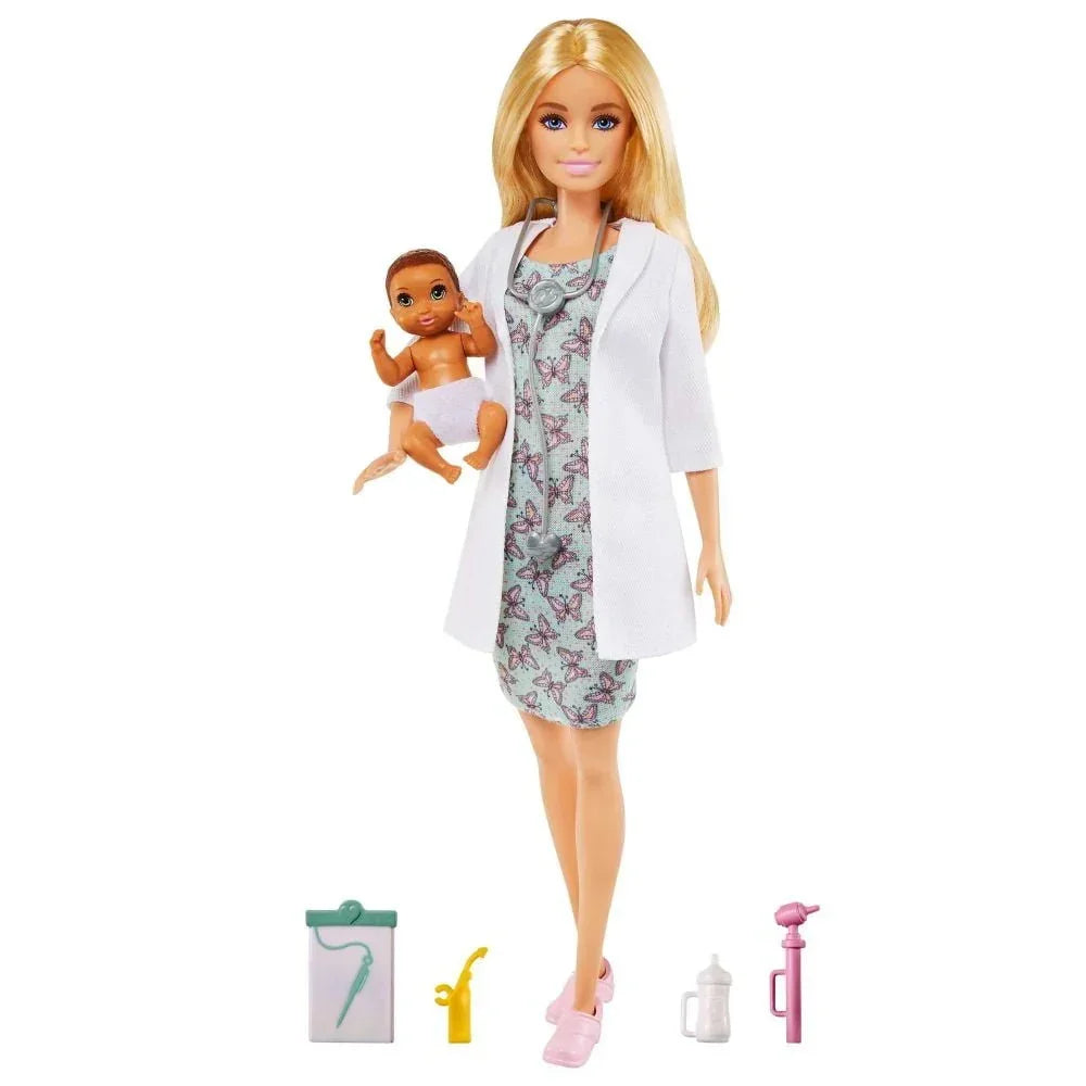 Dream Big: Barbie You Can Be Anything Baby Doctor Playset - Jaiman Toys