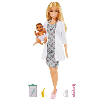 Dream Big: Barbie You Can Be Anything Baby Doctor Playset - Jaiman Toys