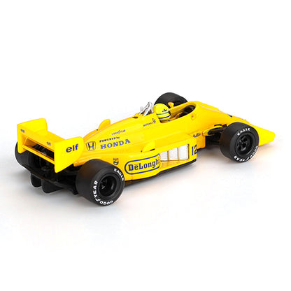 Mini GT 1:64 Lotus 99T #12 1987 Monaco Grand Prix Winner Ayrton Senna Diecast Model Car