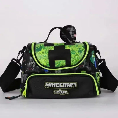 Smiggle Lunch Bag : Minecraft Double Decker 7 Inch For Kids - Jaiman Toys