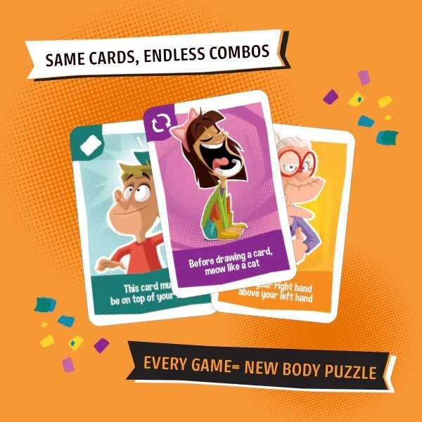 Yogi Party Game by Blue Orange Games – Hilarious Physical Party Game for 3–12 Players | Ages 8+