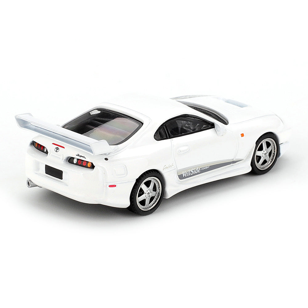 Mini GT 1:64 Toyota Supra VeilSide Combat V-I White Diecast Model Car