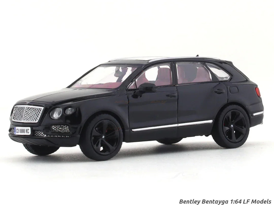 LF 1:64 Bentley Bentayga Diecast Toy Car Model Black Miniature Hobby Collectible Gift - Jaiman Toys