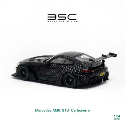1/64 Scale BSC Mercedes AMG GT-S Carbonerre Black – Premium Diecast Car Model Collectible - Jaiman Toys