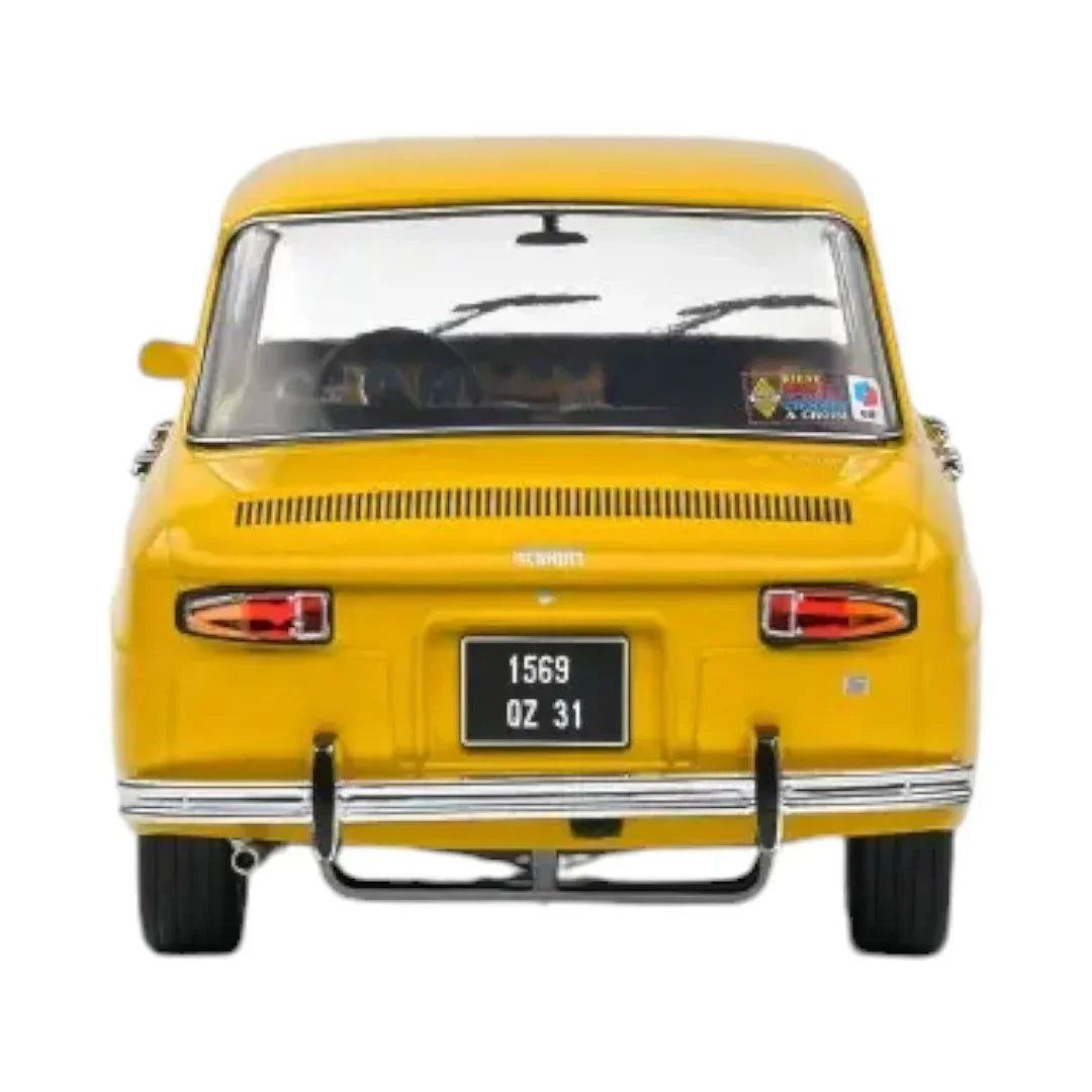 Solido! Renault 8S Jaune 1968 1/18 SOLIDO Diecast Car Model - S1803609 - Jaiman Toys