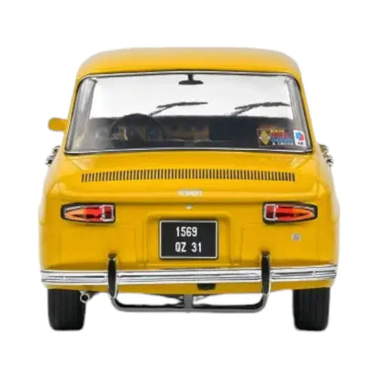 Solido! Renault 8S Jaune 1968 1/18 SOLIDO Diecast Car Model - S1803609 - Jaiman Toys