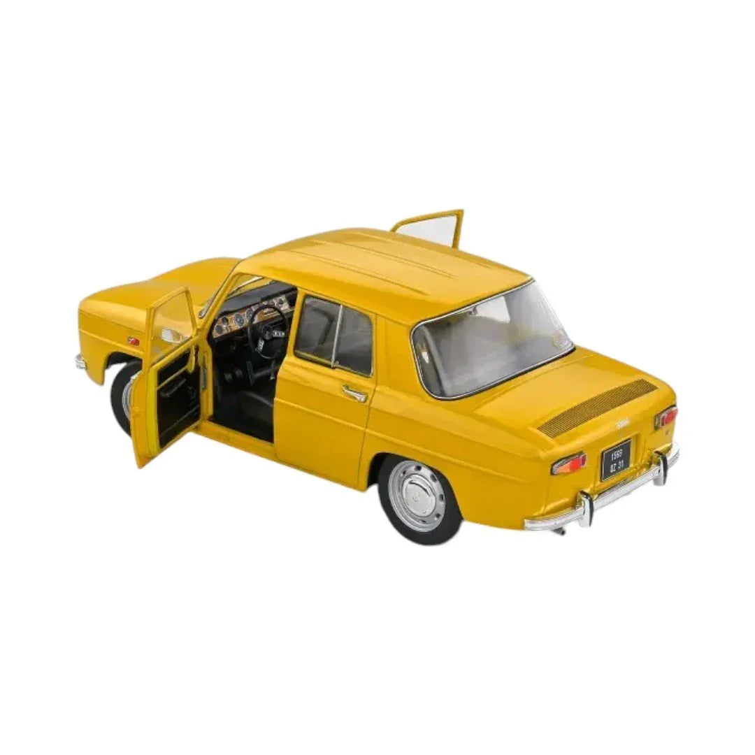 Solido! Renault 8S Jaune 1968 1/18 SOLIDO Diecast Car Model - S1803609 - Jaiman Toys