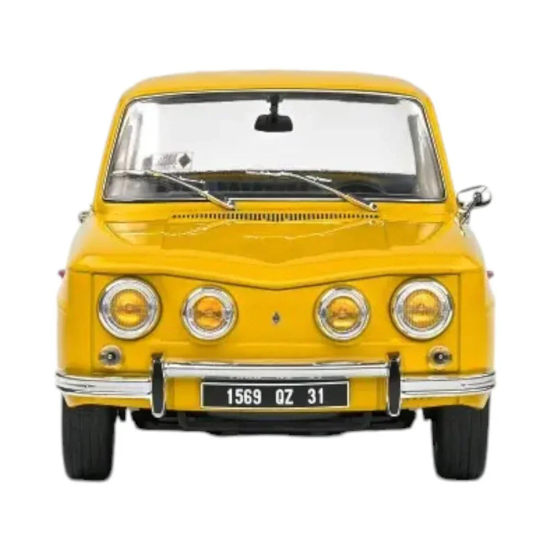 Solido! Renault 8S Jaune 1968 1/18 SOLIDO Diecast Car Model - S1803609 - Jaiman Toys